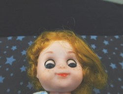bug eye doll blue face a